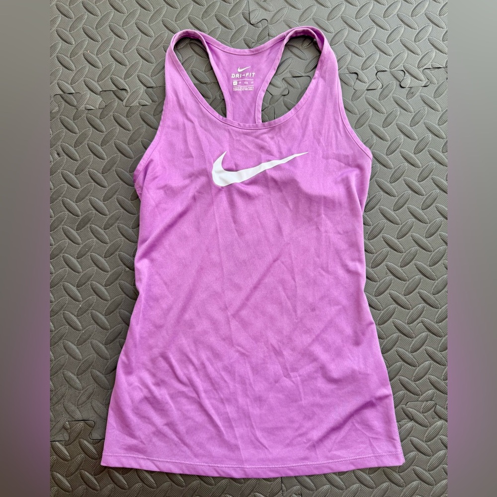 Nike Women's Lavender Dri-FIT Tank Top